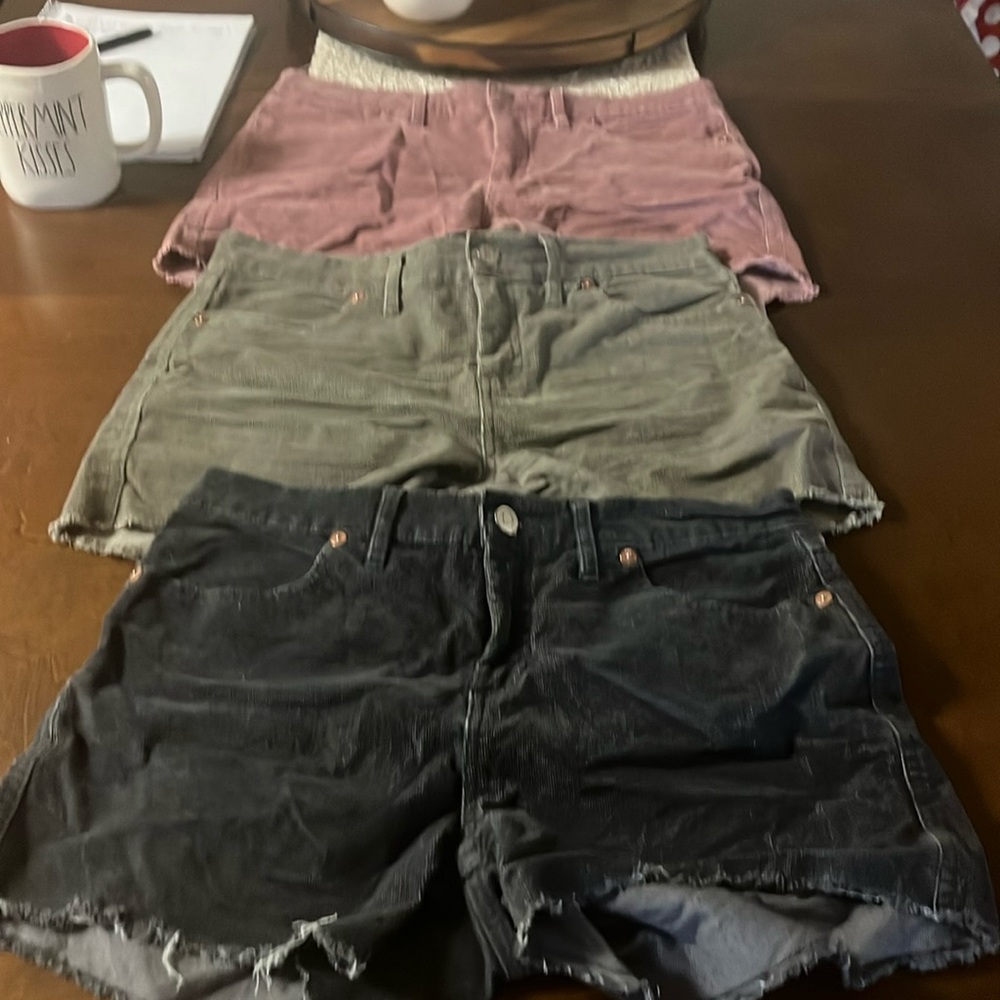 GAP Cord shorts BUNDLE 3x $40